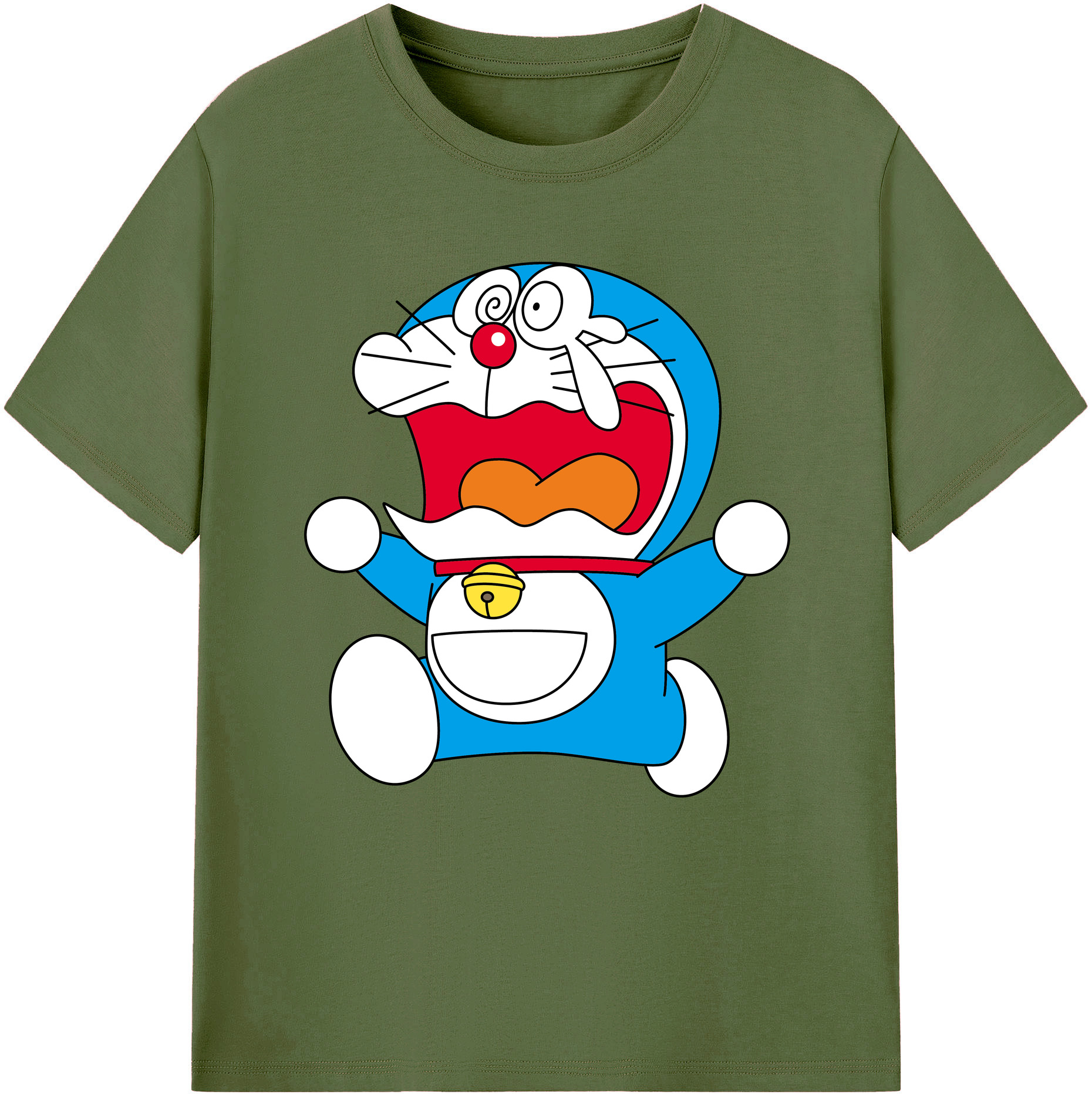 （画像用） ドラえもん Doraemon 綿100％半袖Tシャツ（フロントプリント）